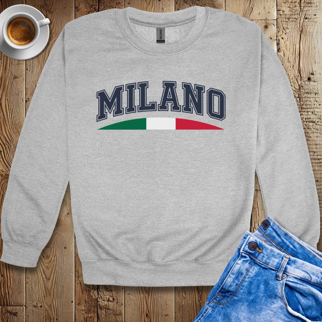 Varsity Style Milano Crew Neck Sweatshirt