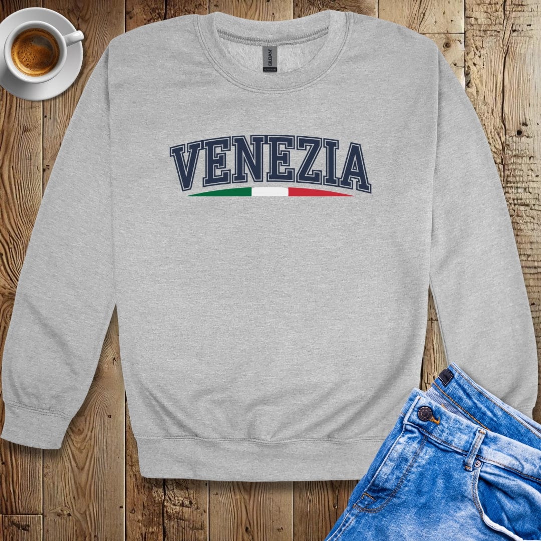 Varsity Style Venezia Crew Neck Sweatshirt