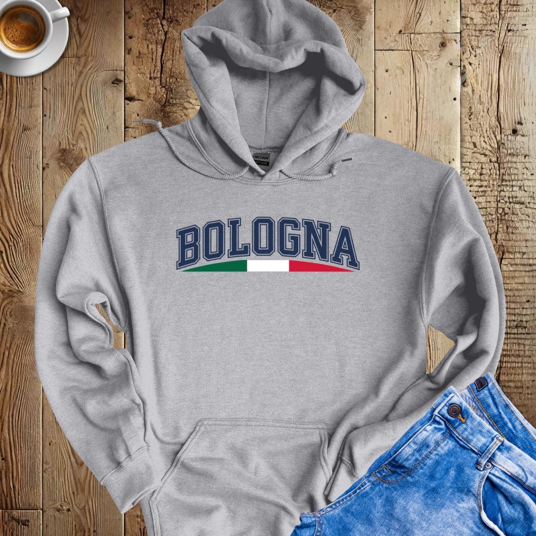 Varsity Style Bologna Hoodie Sweatshirt