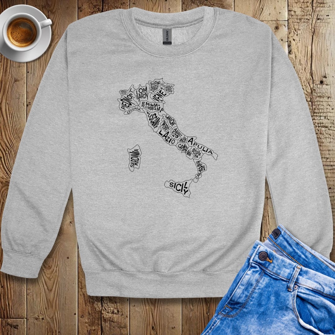 Regional Italian Map Sweatshirt