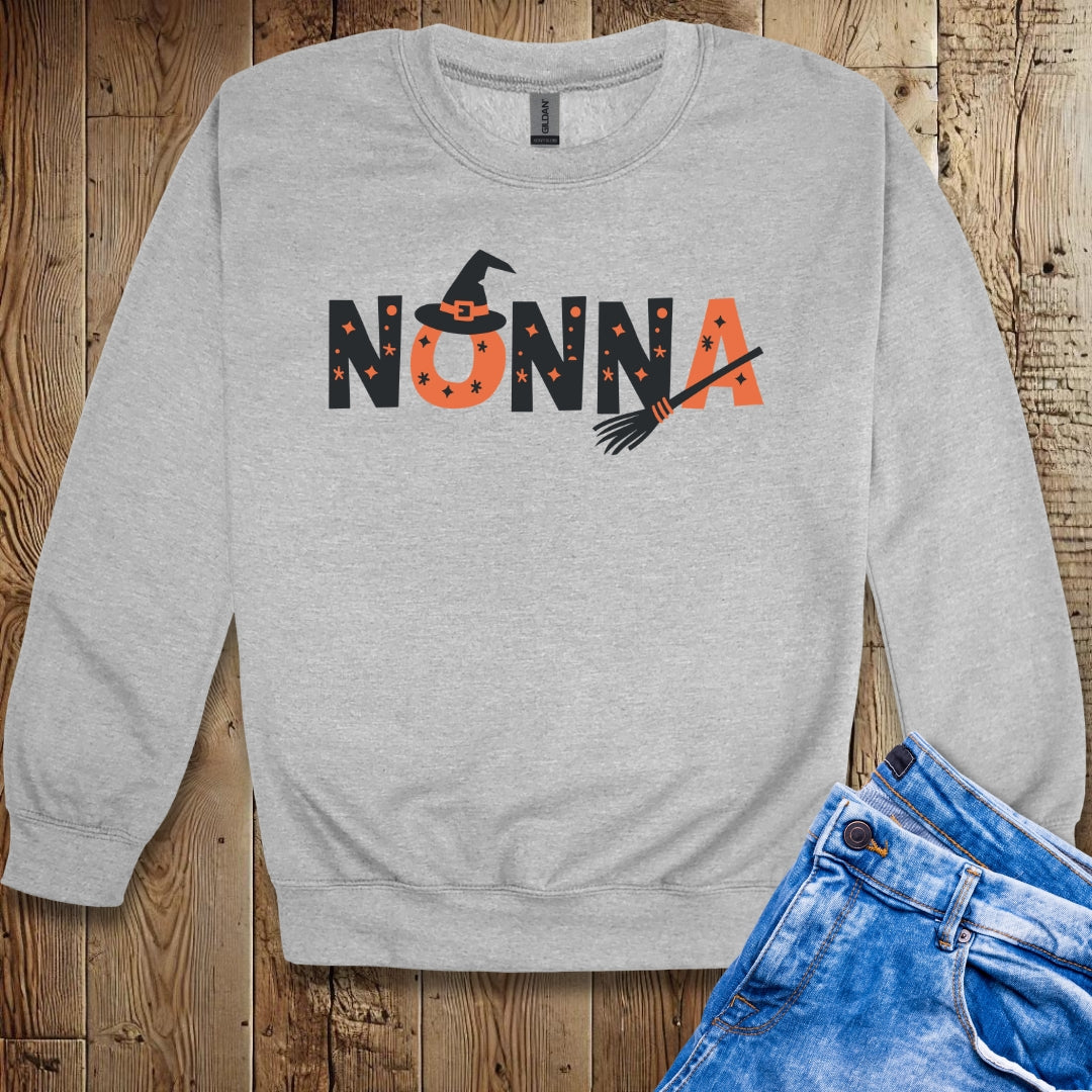 Nonna Witch Halloween Sweatshirt