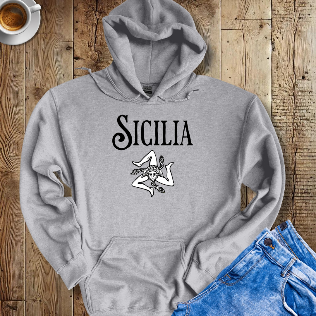 Sicilia Trinacria Sicily Hoodie Sweatshirt