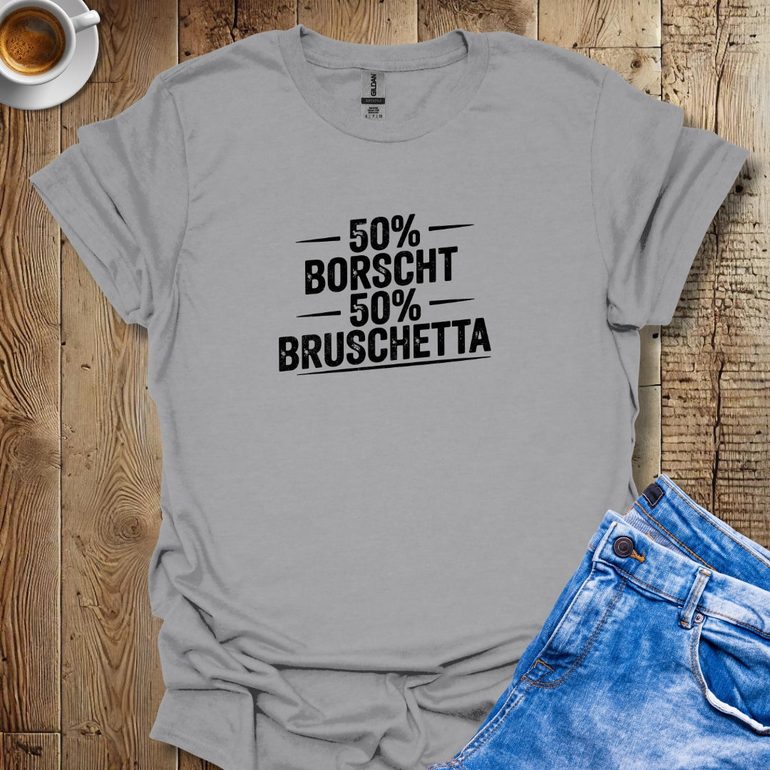 50% Borscht 50% Bruschetta Half Ukrainian Italian Negroni Time