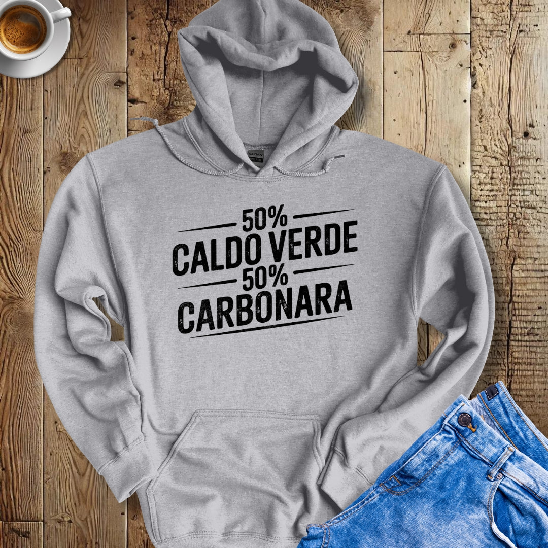 50% Caldo Verde 50% Carbonara Half Portughese Italian Hoodie Sweatshirt