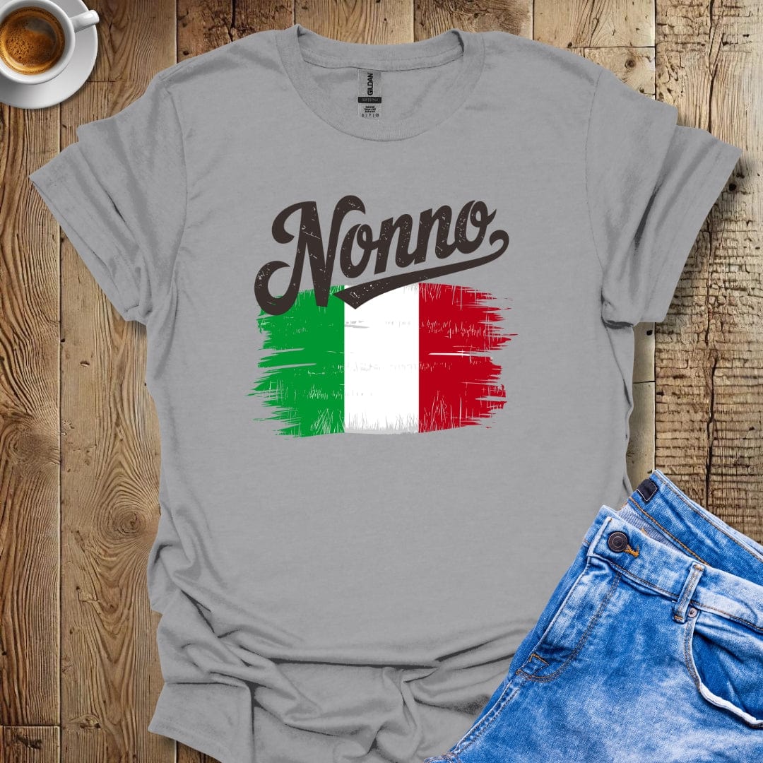 Nonno Distressed Flag T-shirt