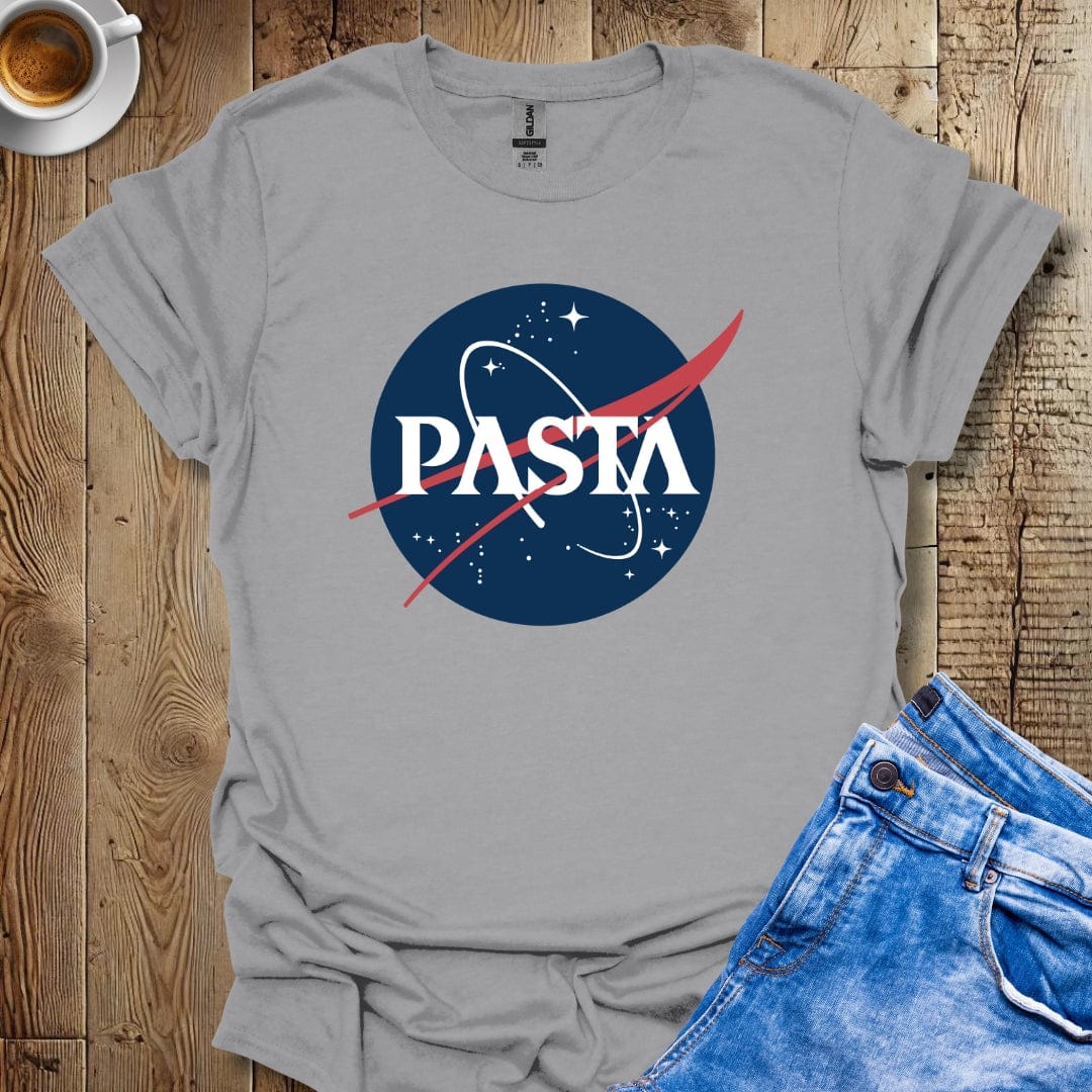Pasta Nasa Logo Parody T-shirt