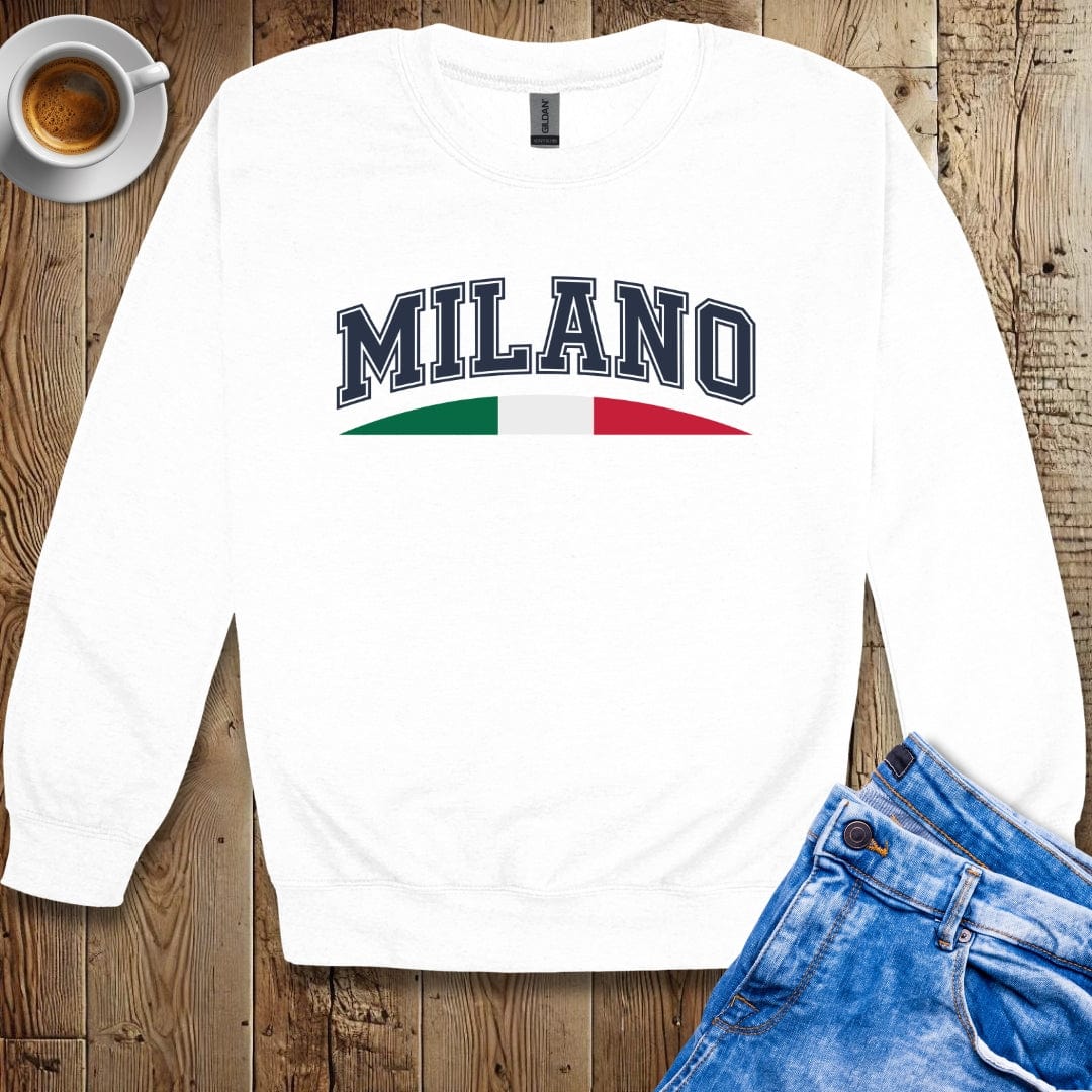 Varsity Style Milano Crew Neck Sweatshirt