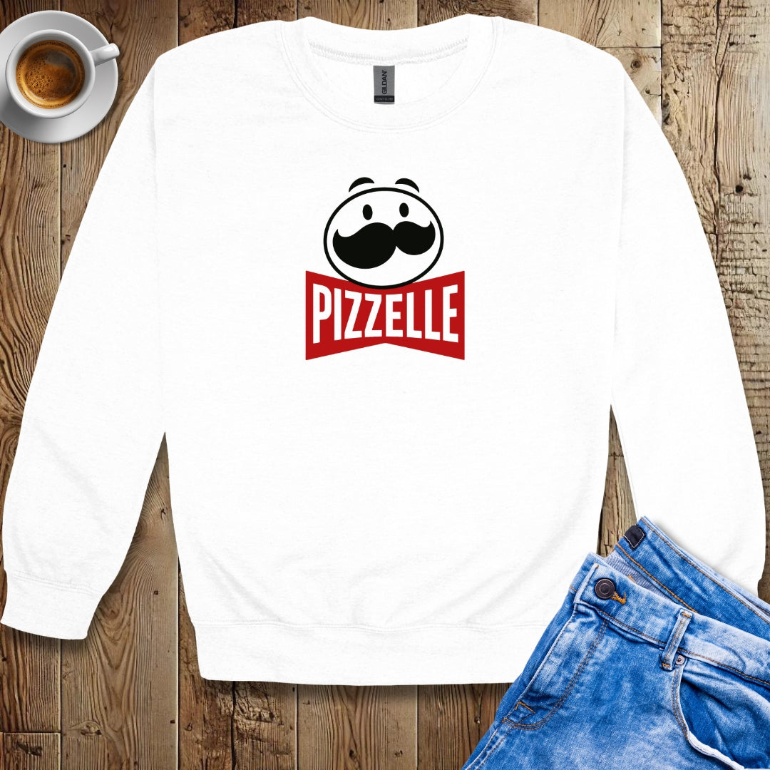 Pizzelle Pringles Logo Parody Sweatshirt