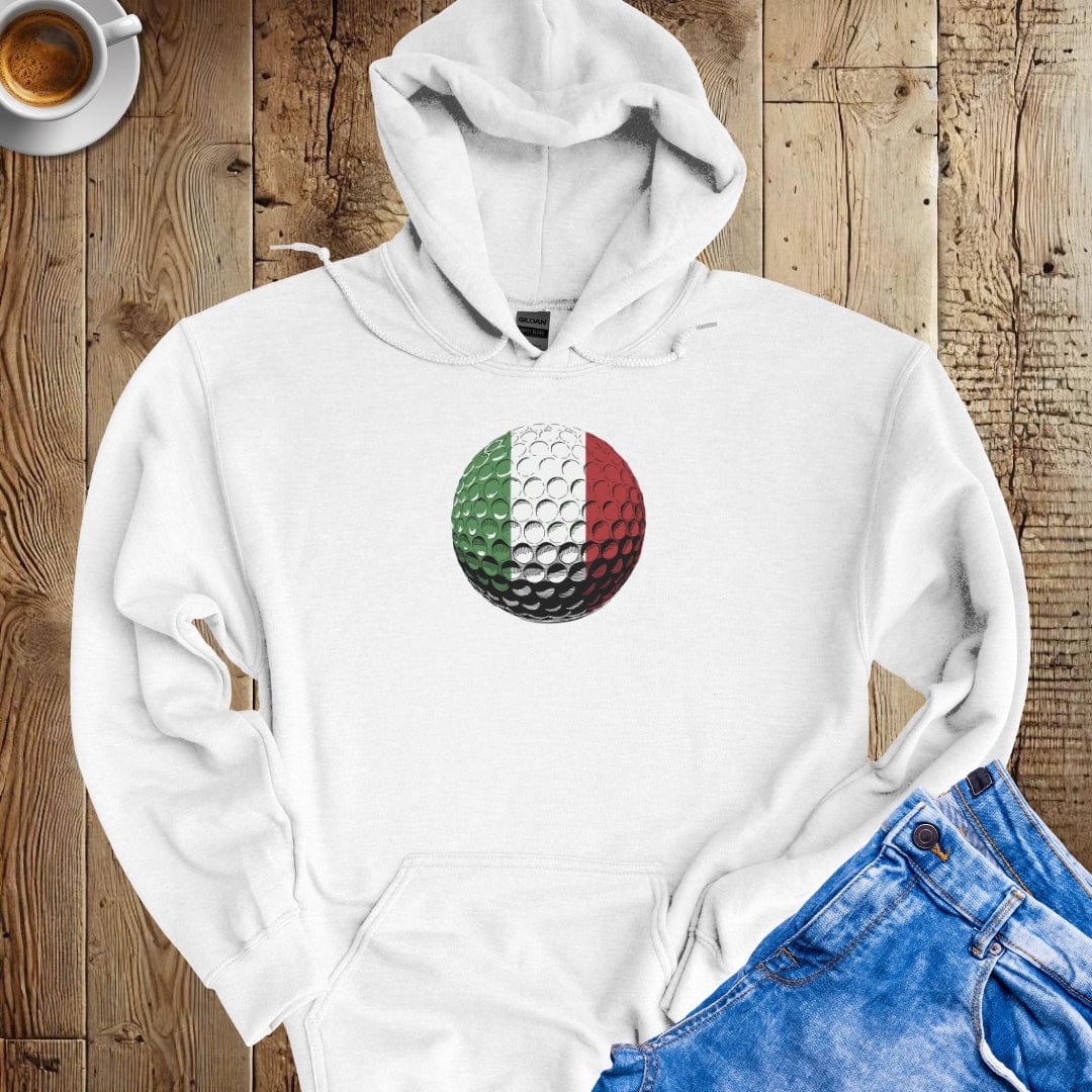 Italian Flag Golf Ball Hoodie Sweatshirt