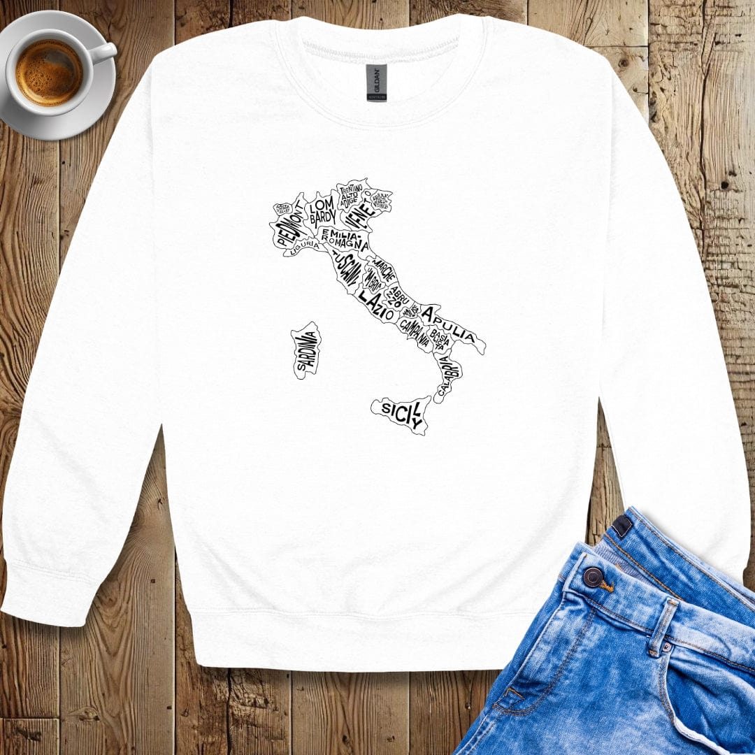 Regional Italian Map Sweatshirt