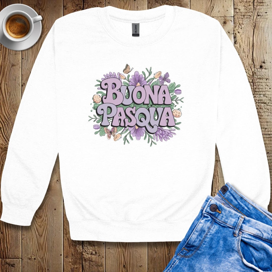 Buona Pasqua Easter Flowers Sweatshirt