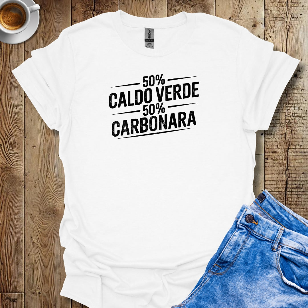 50% Caldo Verde 50% Carbonara Half Portuguese Italian Negroni Time