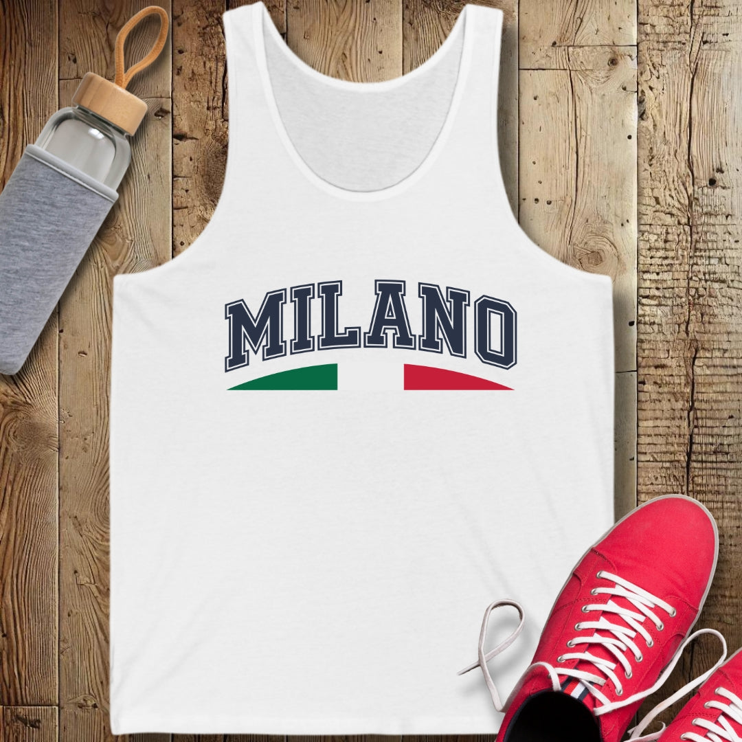 Varsity Milano Unisex Jersey Tank