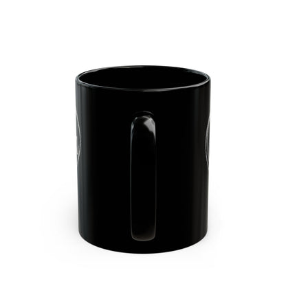 Nonna Chalk Heart Black Mug (11oz, 15oz)