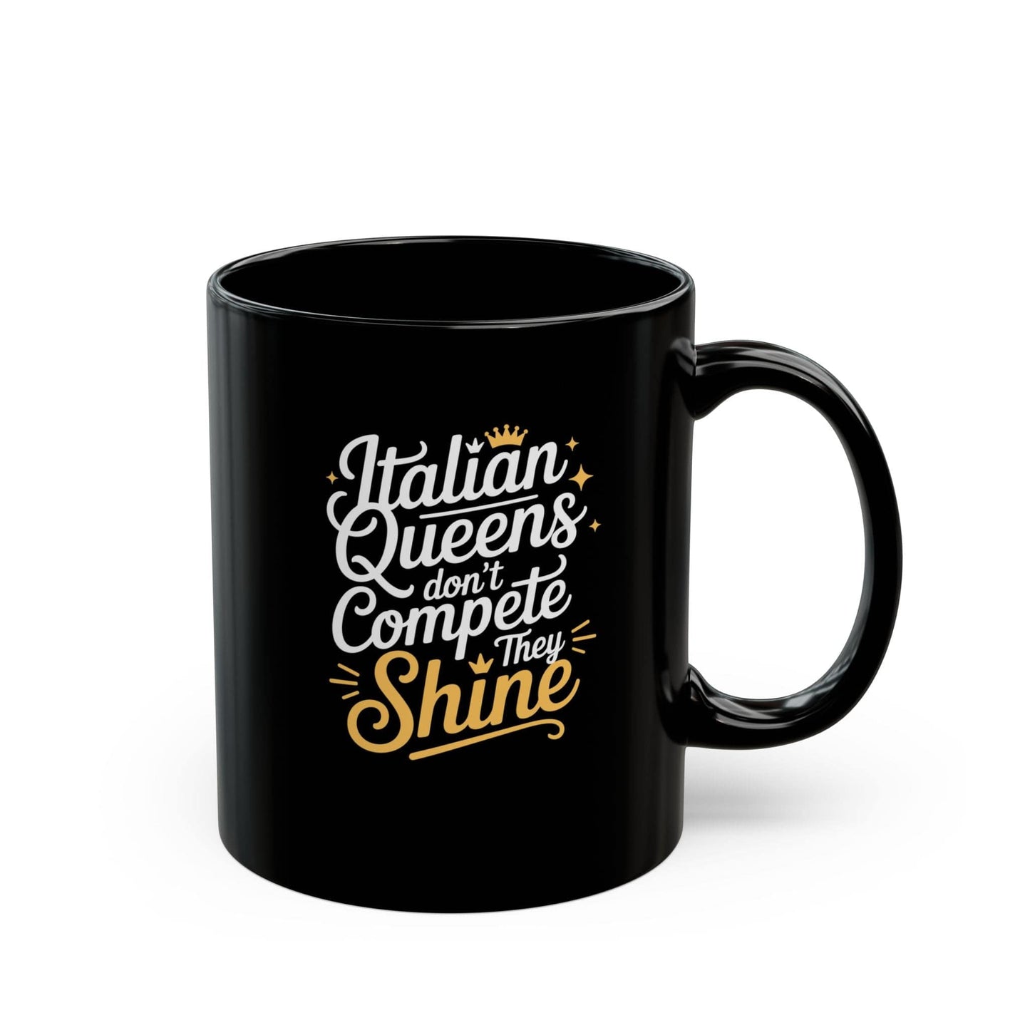 Italian Queens Black Mug (11oz, 15oz)