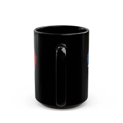 American Born Italian Roots Flags Black Mug (11oz, 15oz)