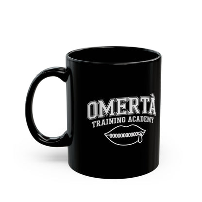 Omertà Training Academy Black Mug (11oz, 15oz)