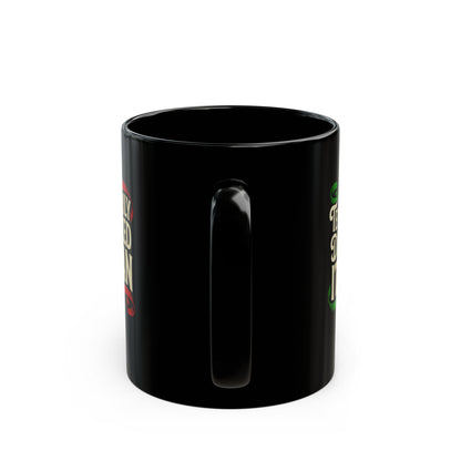 Temporarily Displaced Italian Black Mug (11oz, 15oz)
