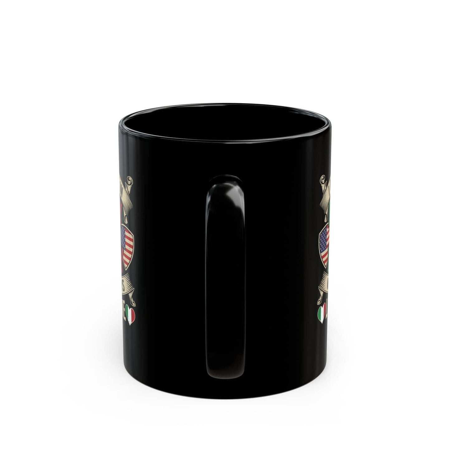 Italy Will Always Live in Me Black Mug (11oz, 15oz)