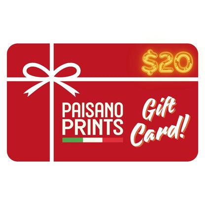 Paisano Prints Gift Card