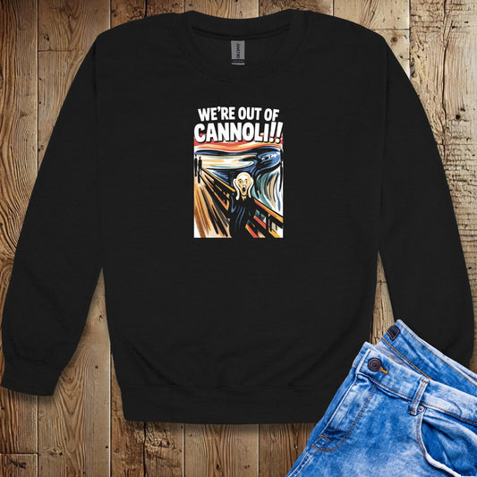 The Scream We're Out of Cannoli Unisex Sweatshirt