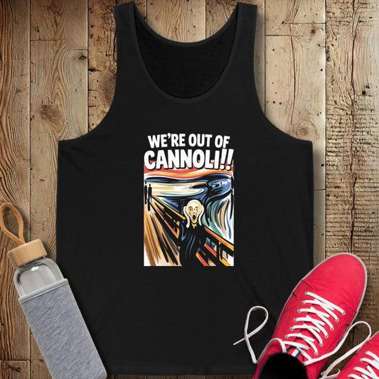 The Scream We're Out of Cannoli Unisex Jersey Tank