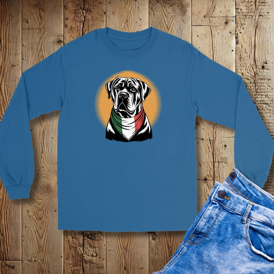 Cane Corso Italian Flag Bandana Unisex Long Sleeve Tee
