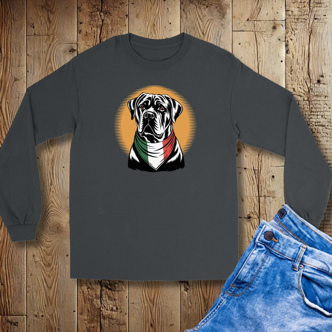 Cane Corso Italian Flag Bandana Unisex Long Sleeve Tee