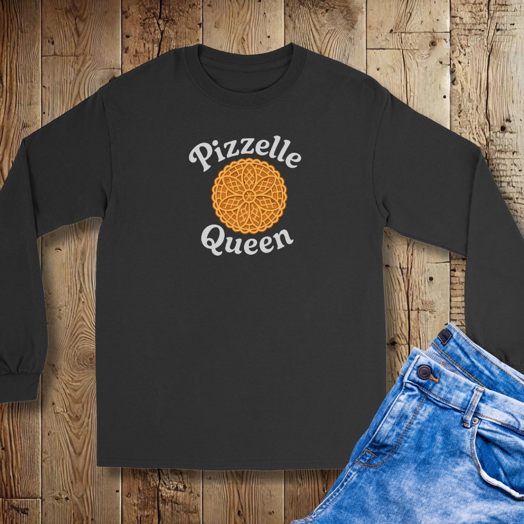 Pizzelle Queen Unisex Long Sleeve Tee