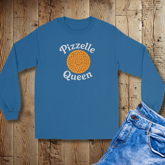 Pizzelle Queen Unisex Long Sleeve Tee