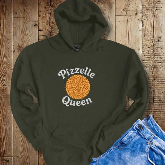 Pizzelle Queen Hoodie Sweatshirt