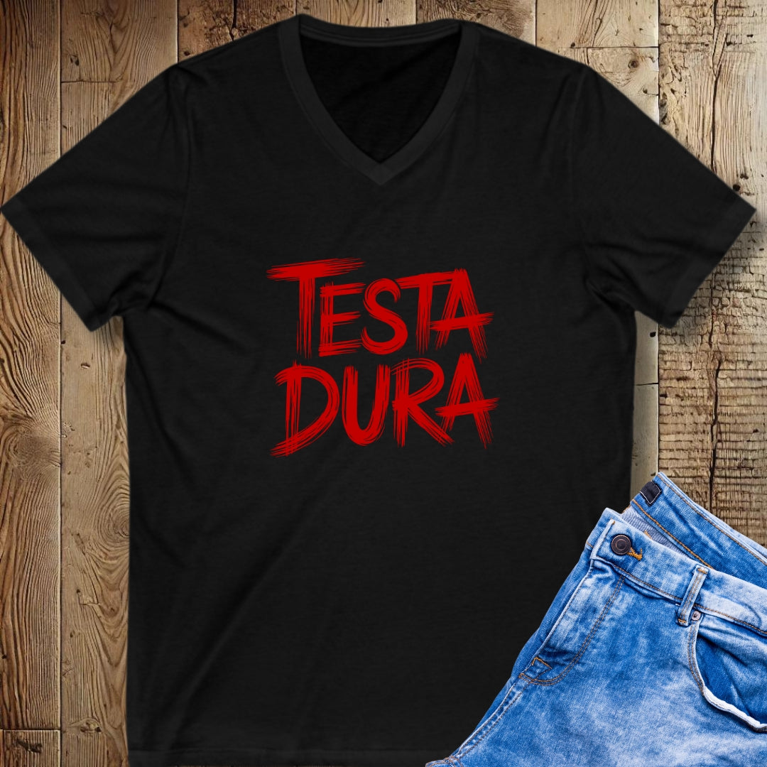 Testa Dura Short Sleeve V-Neck Tee
