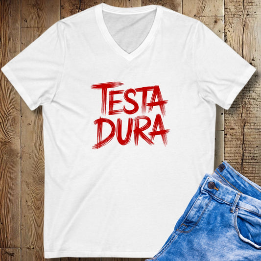 Testa Dura Short Sleeve V-Neck Tee