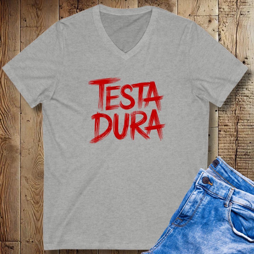 Testa Dura Short Sleeve V-Neck Tee