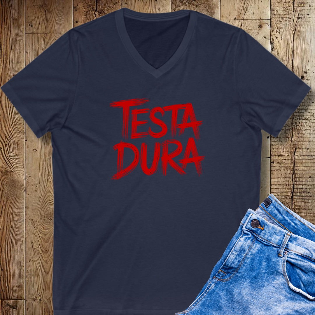 Testa Dura Short Sleeve V-Neck Tee
