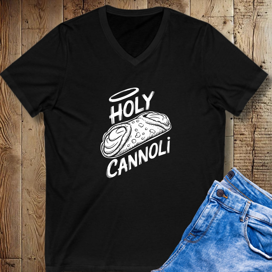 Holy Cannoli Short Sleeve V-Neck Tee