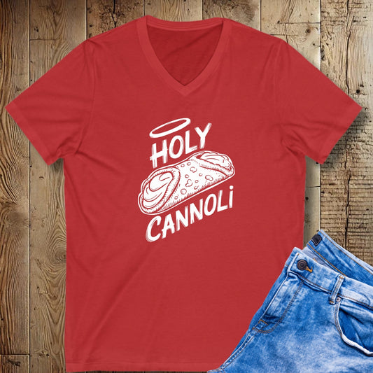Holy Cannoli Short Sleeve V-Neck Tee