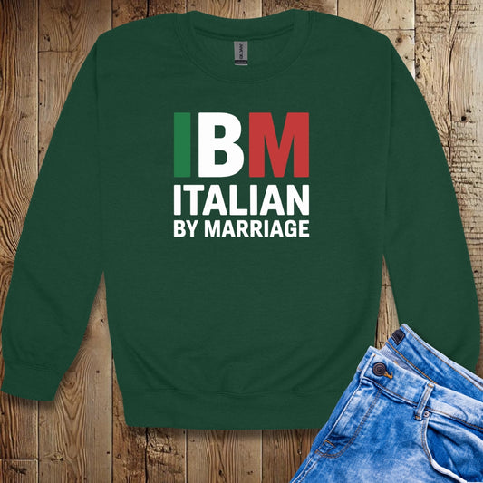 IBM Italian By Marriage Unisex Crewneck Sweatshirt