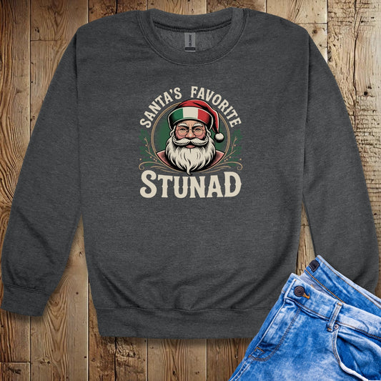 Santa's Favorite Stunad Unisex Crewneck Sweatshirt