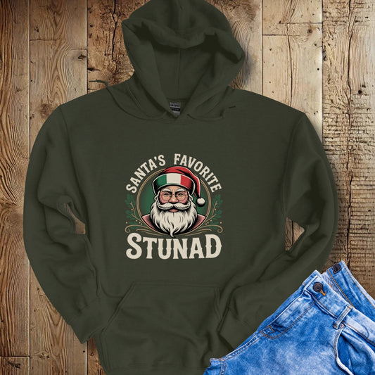 Santa's Favorite Stunad Hoodie Sweatshirt