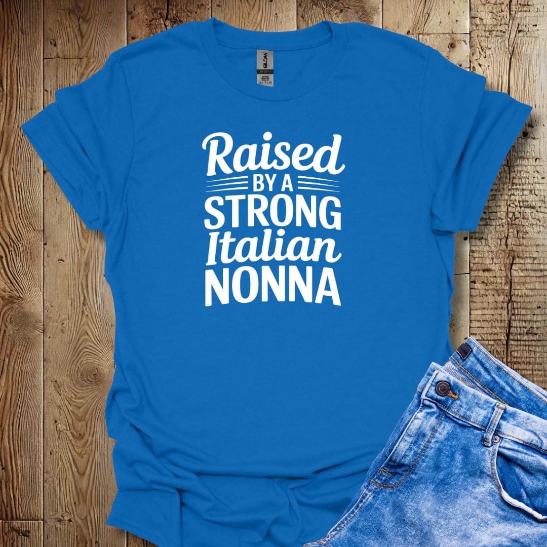 Raised by Strong Italian Nonna Lightweight Unisex T-shirt