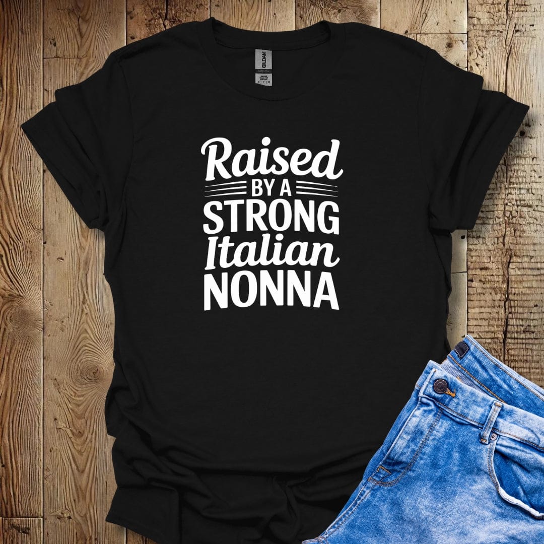 Raised by Strong Italian Nonna Lightweight Unisex T-shirt