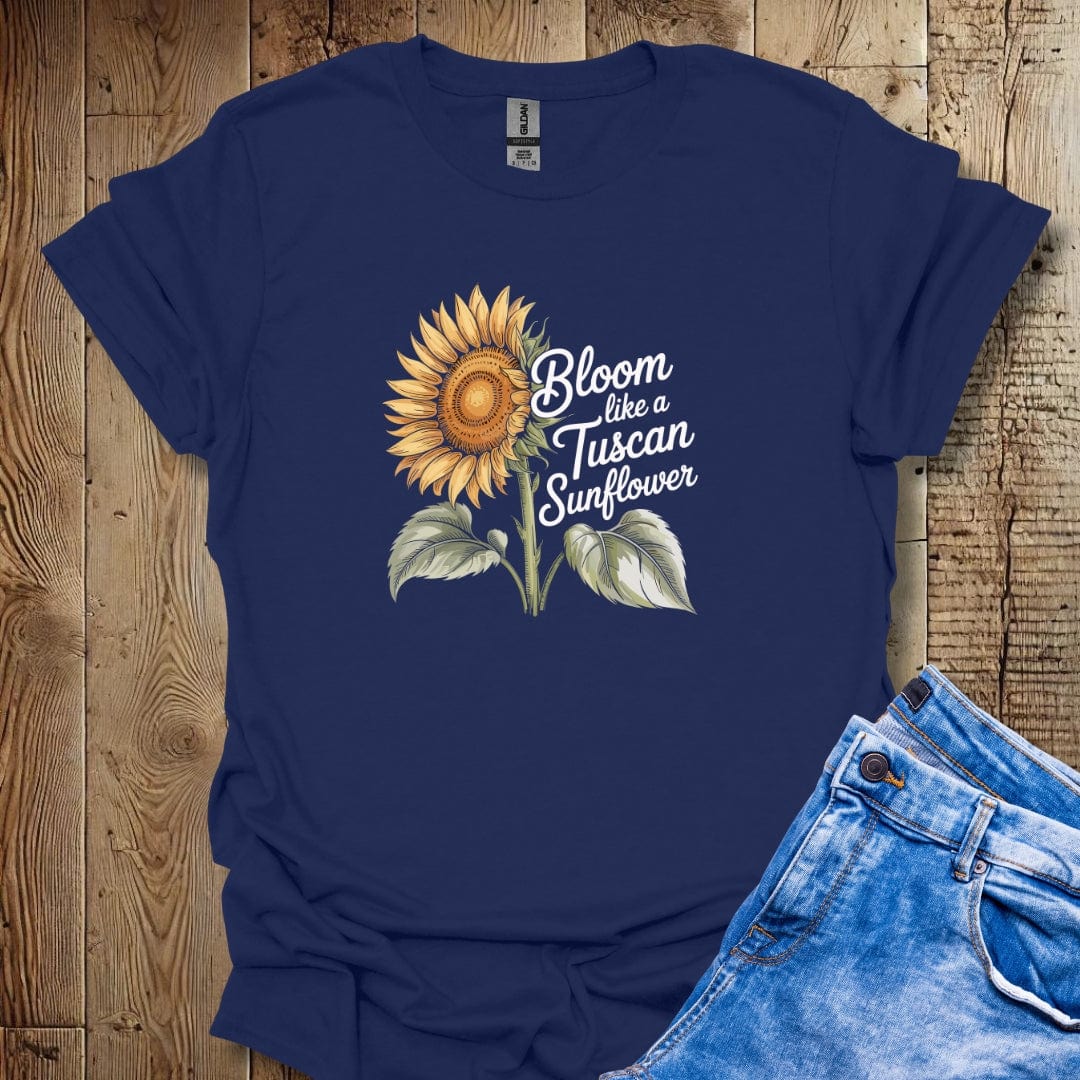 Bloom like a Tuscan Flower Lightweight Unisex T-shirt