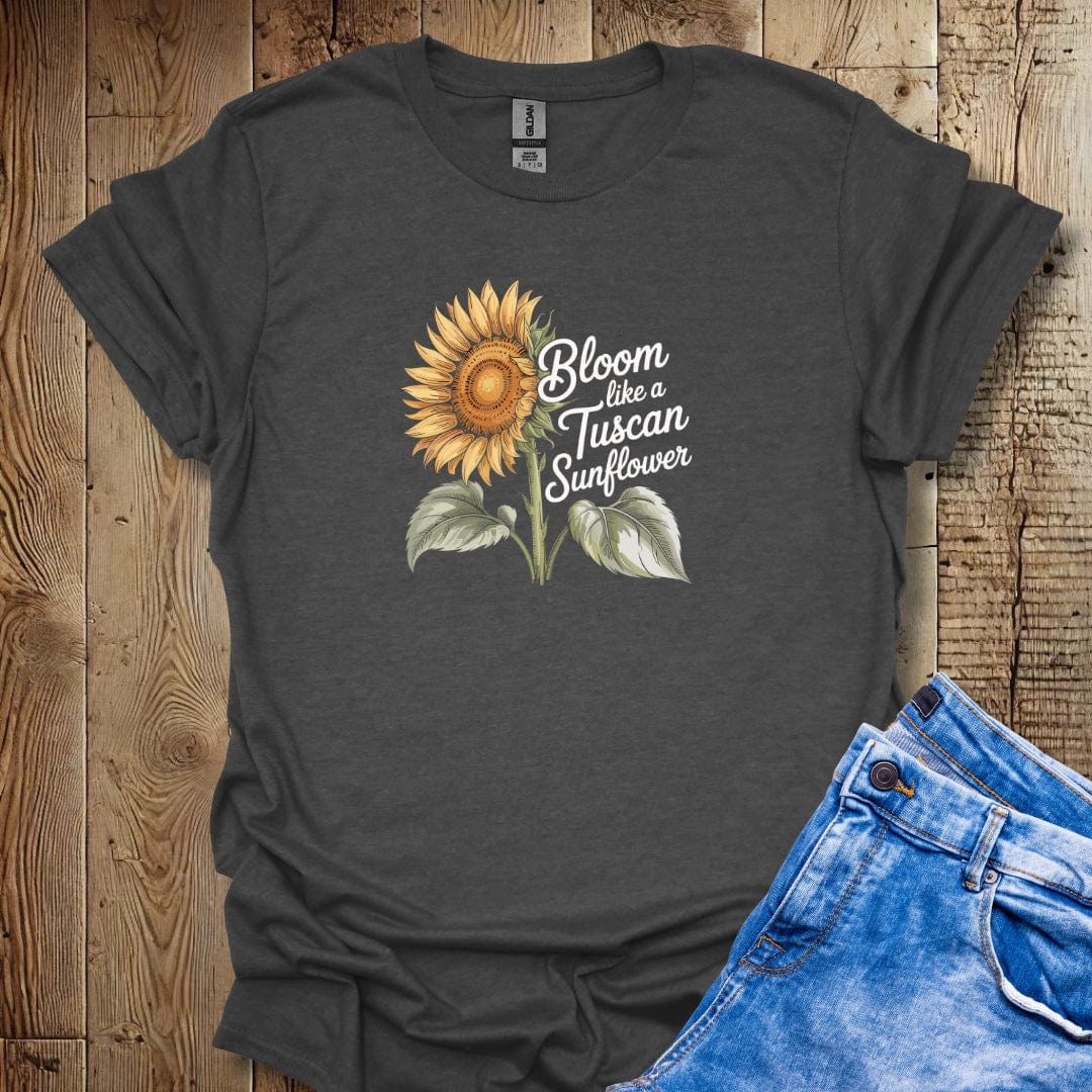 Bloom like a Tuscan Flower Lightweight Unisex T-shirt