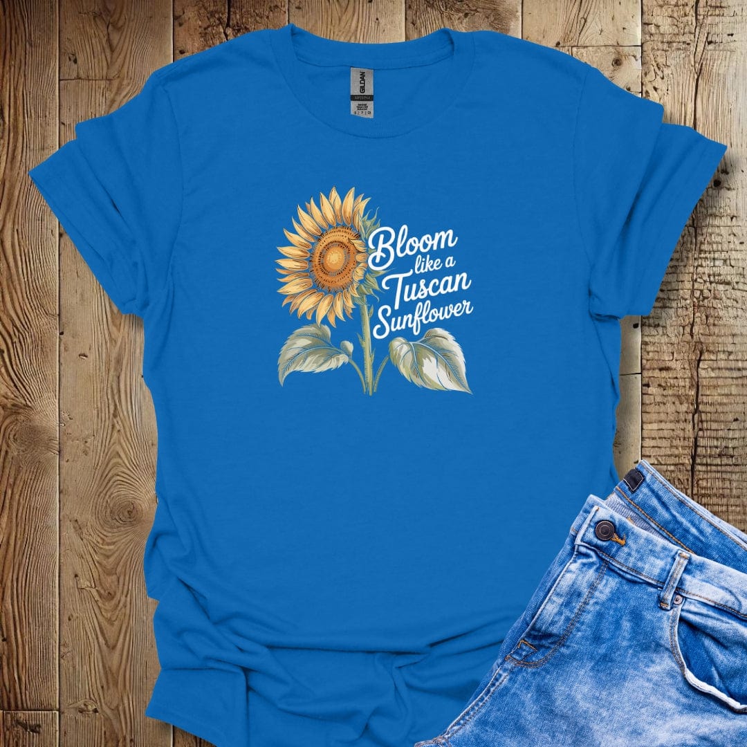 Bloom like a Tuscan Flower Lightweight Unisex T-shirt