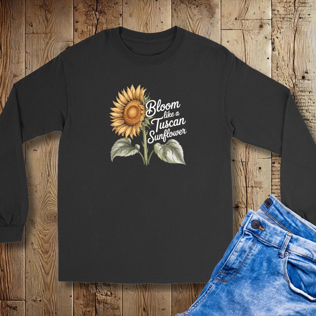 Bloom like a Tuscan Sunflower Unisex Long Sleeve Tee