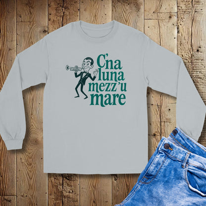 Louis Prima C'è La Luna Mezzo Mare Unisex Long Sleeve Tee