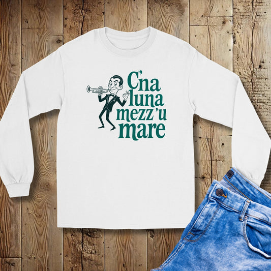 Louis Prima C'è La Luna Mezzo Mare Unisex Long Sleeve Tee