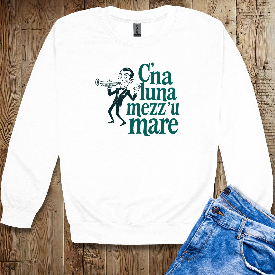 Louis Prima C'è La Luna Mezzo Mare Crew Neck Sweatshirt