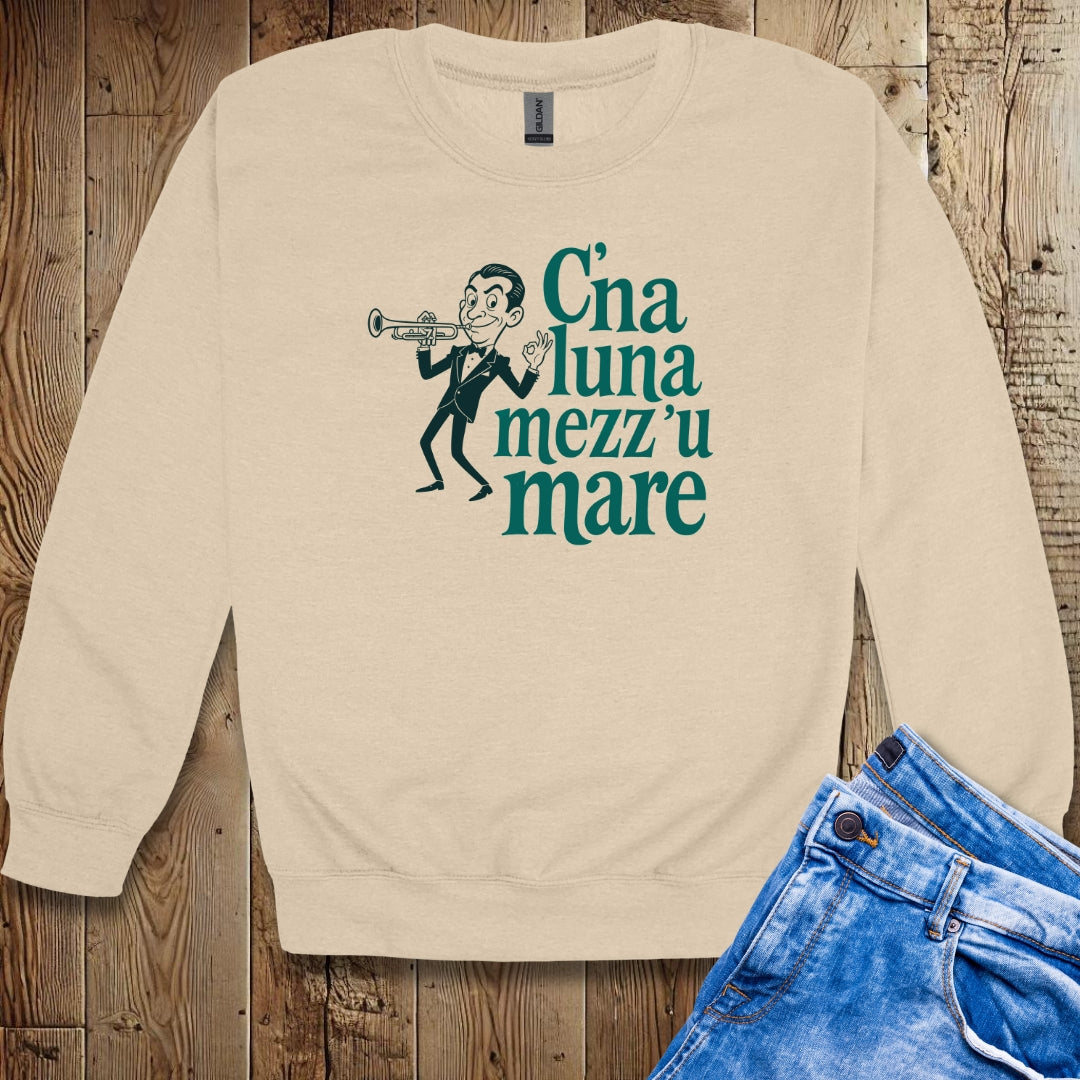 Louis Prima C'è La Luna Mezzo Mare Crew Neck Sweatshirt